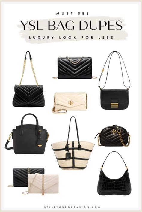 knock off ysl crossbody|YSL Bag Dupe: 11+ Affordable Look.